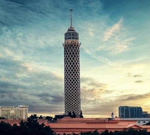 Cairo Tower on Gezira Island